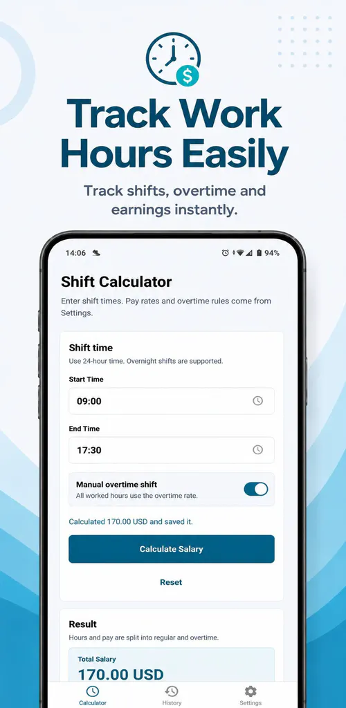 Work Hours Calculator gallery image