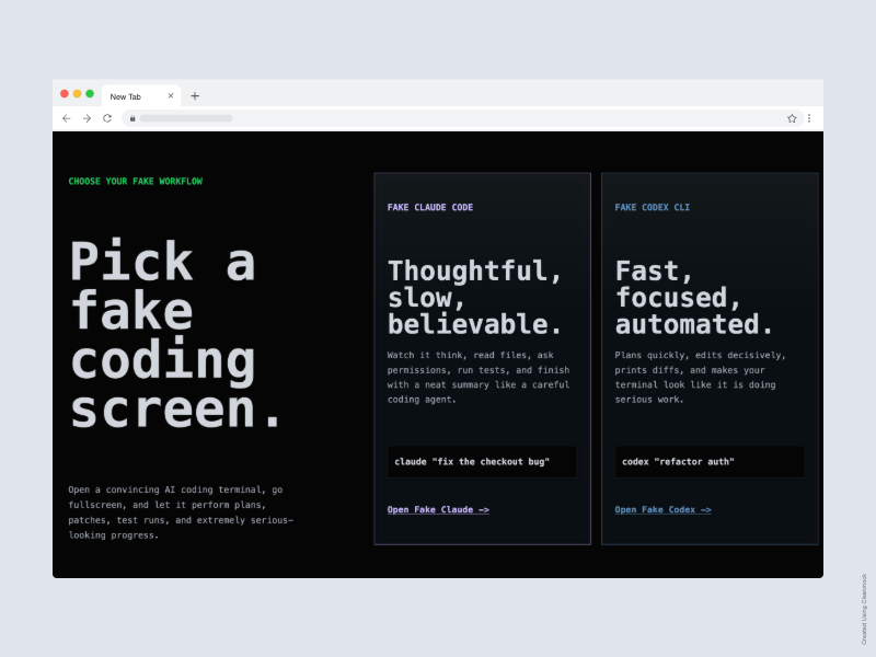 FakeVibeCode gallery image