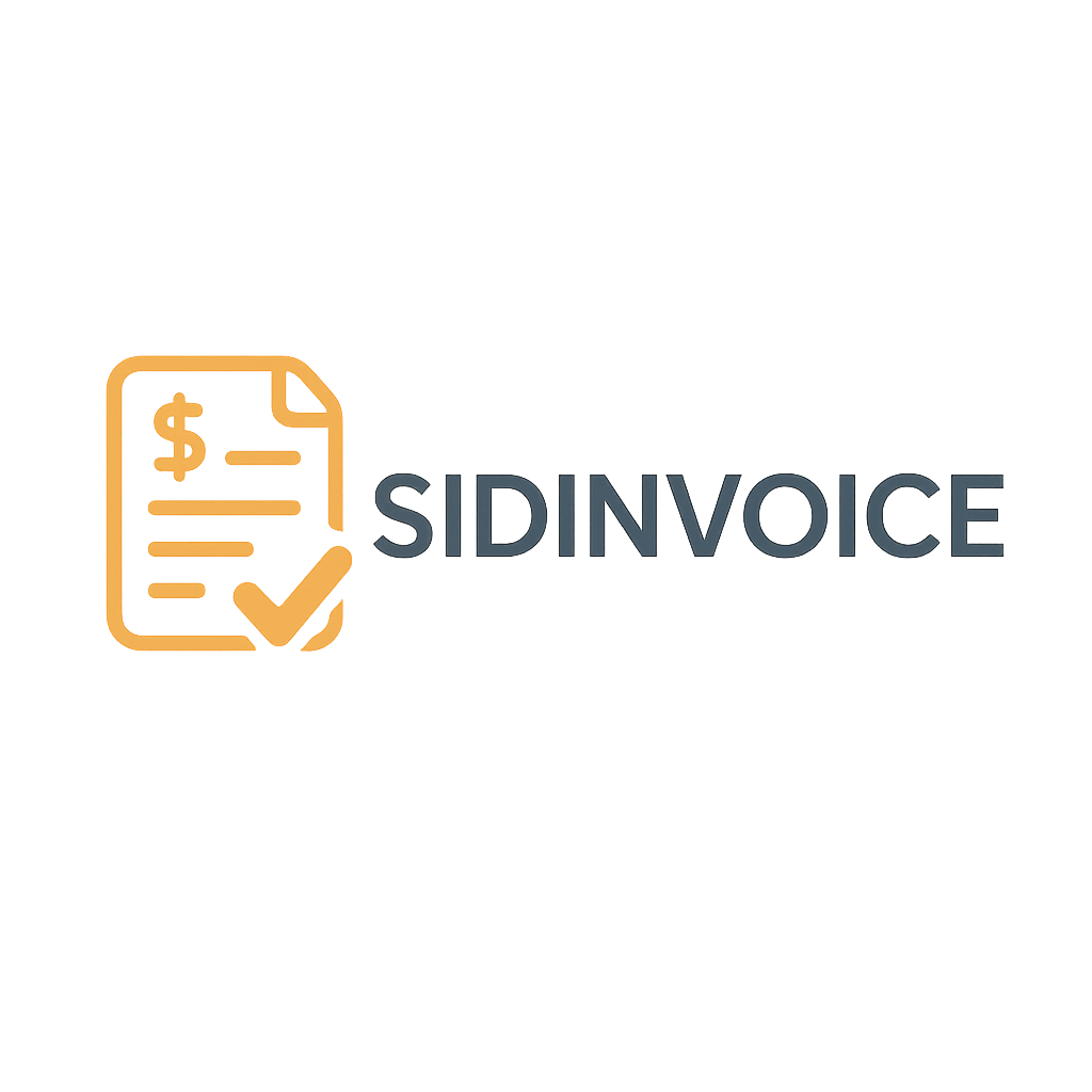 SidInvoice - Main screenshot showing features and interface