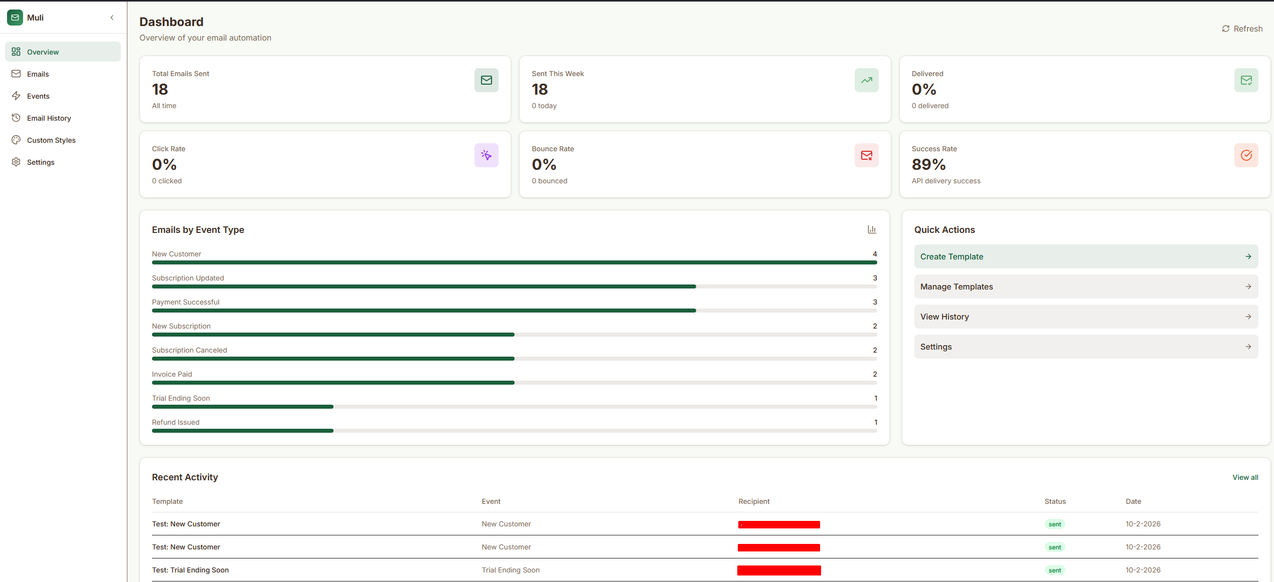 Muli - Screenshot 4 showing product features and functionality