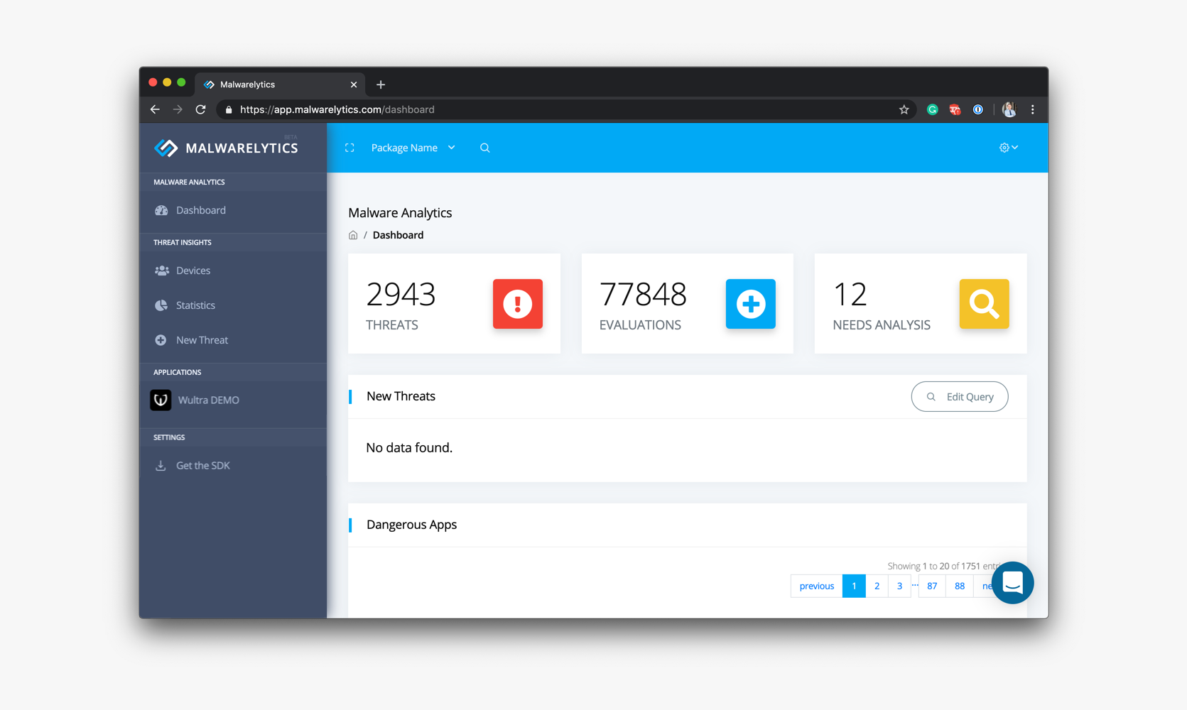 Malwarelytics gallery image