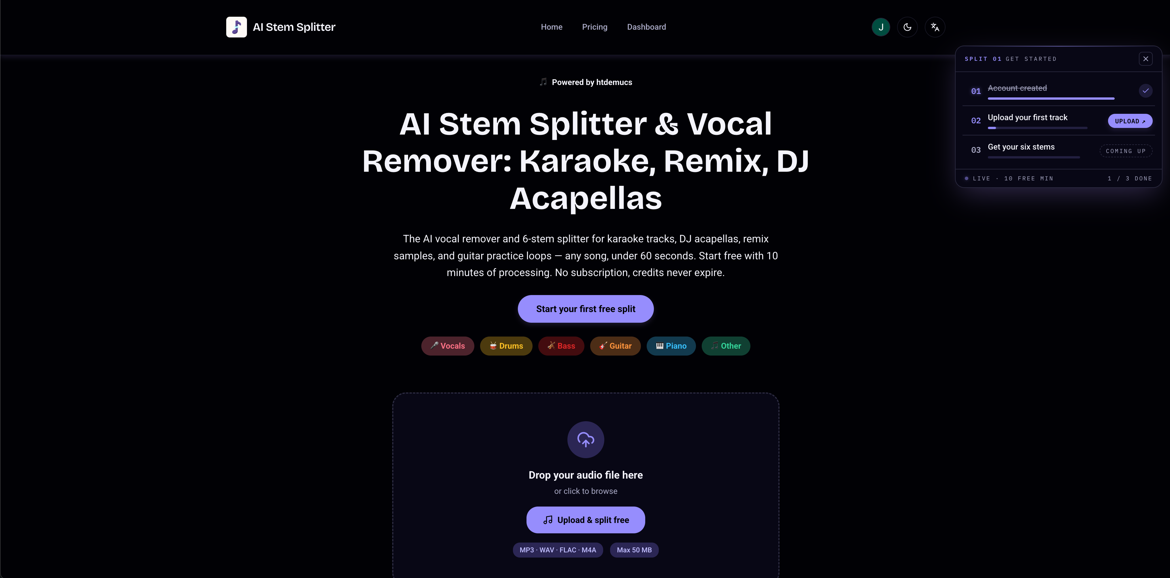 AI Stem Splitter gallery image