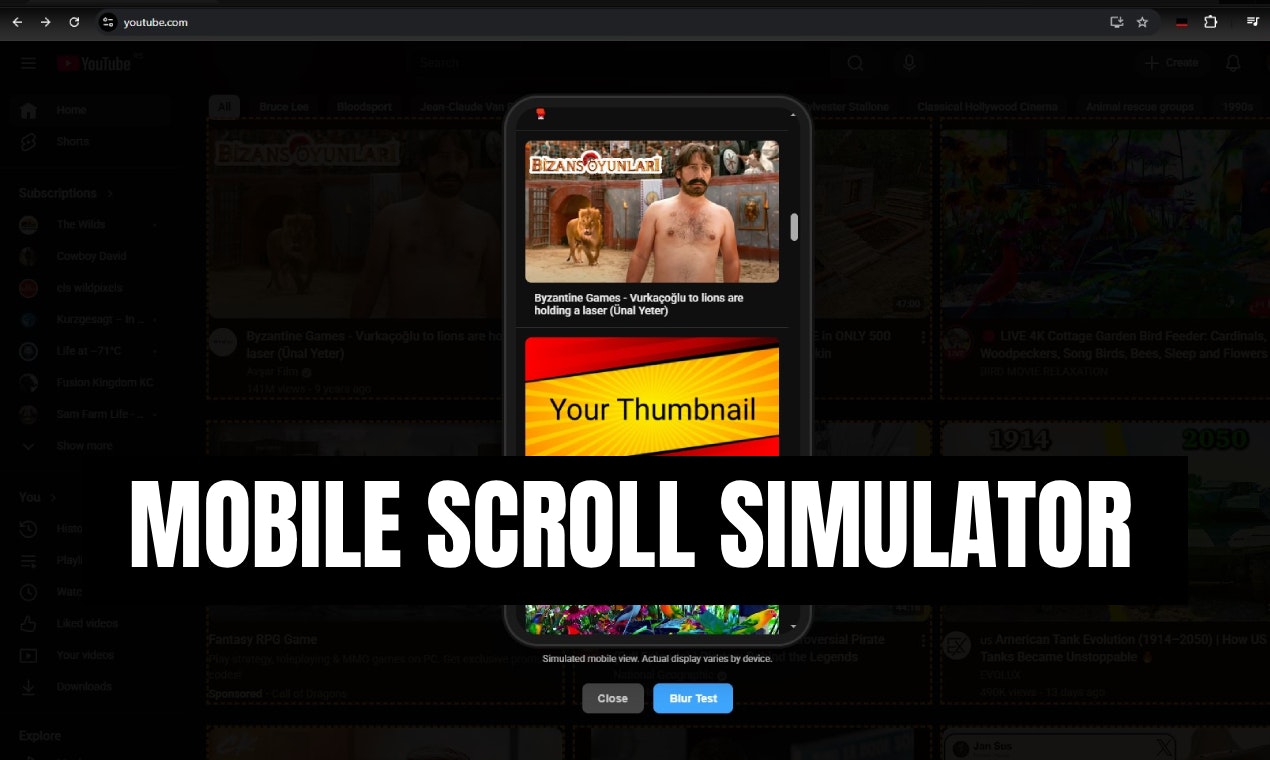 Pro Thumbnail Preview for YouTube - Screenshot 3 showing product features and functionality