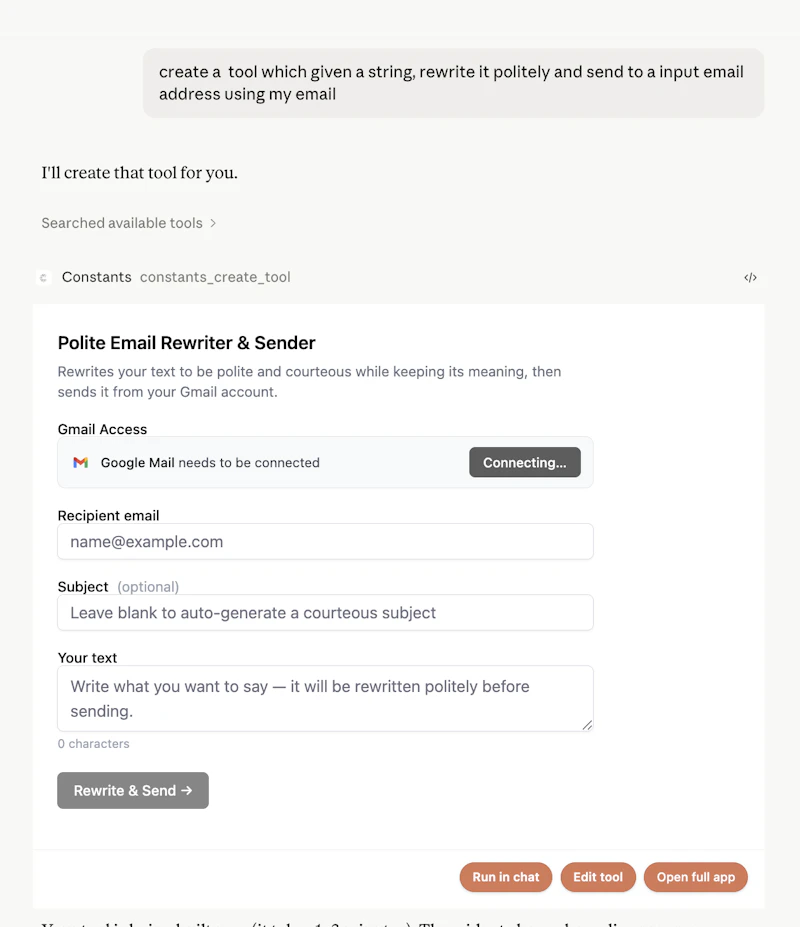 Constants screenshot 2