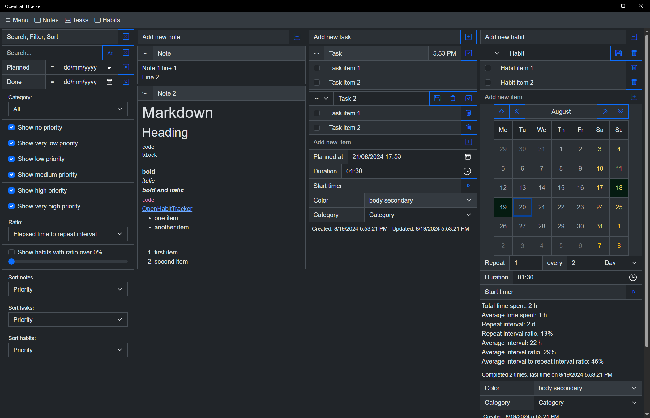 OpenHabitTracker media 8