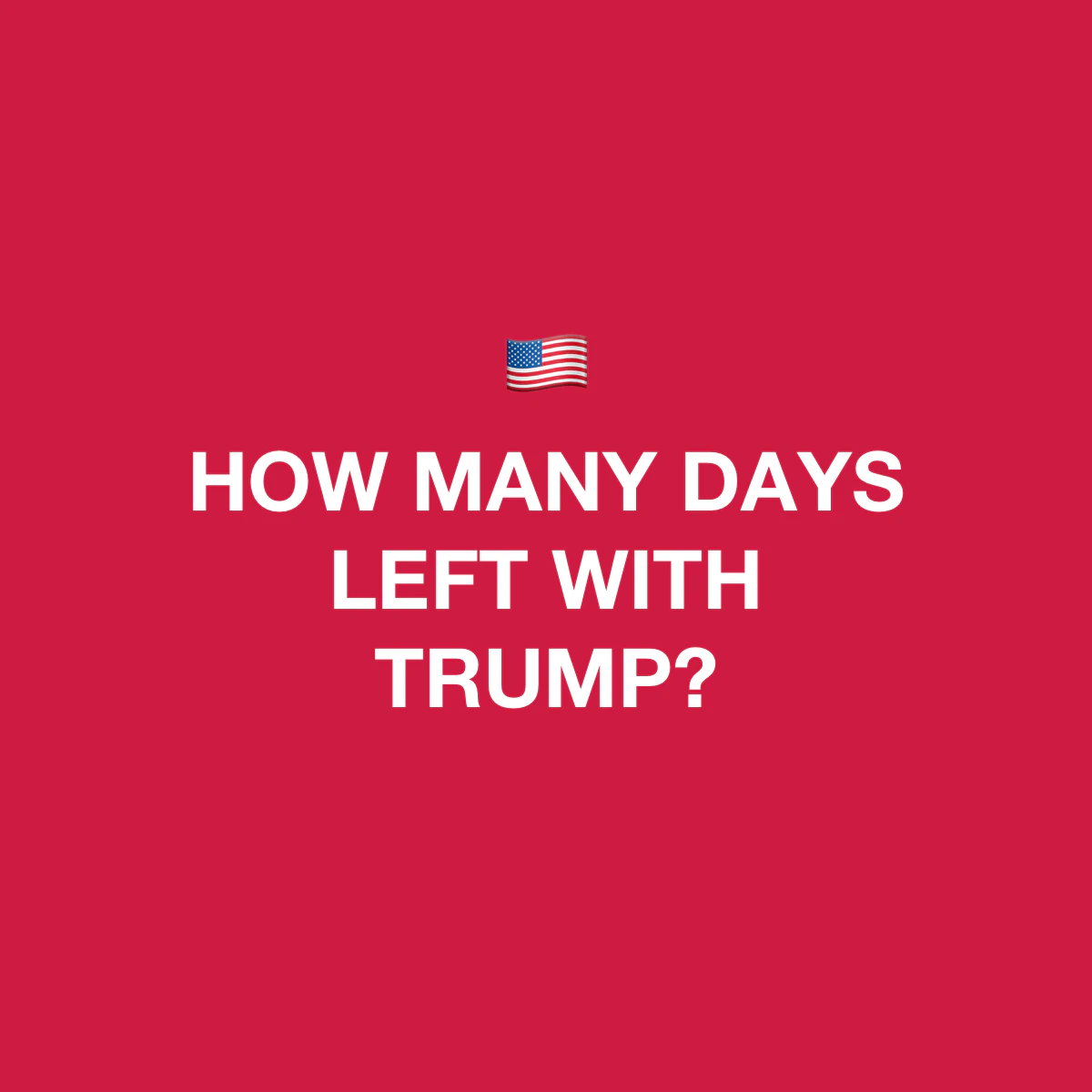 Trump Countdown ⏰