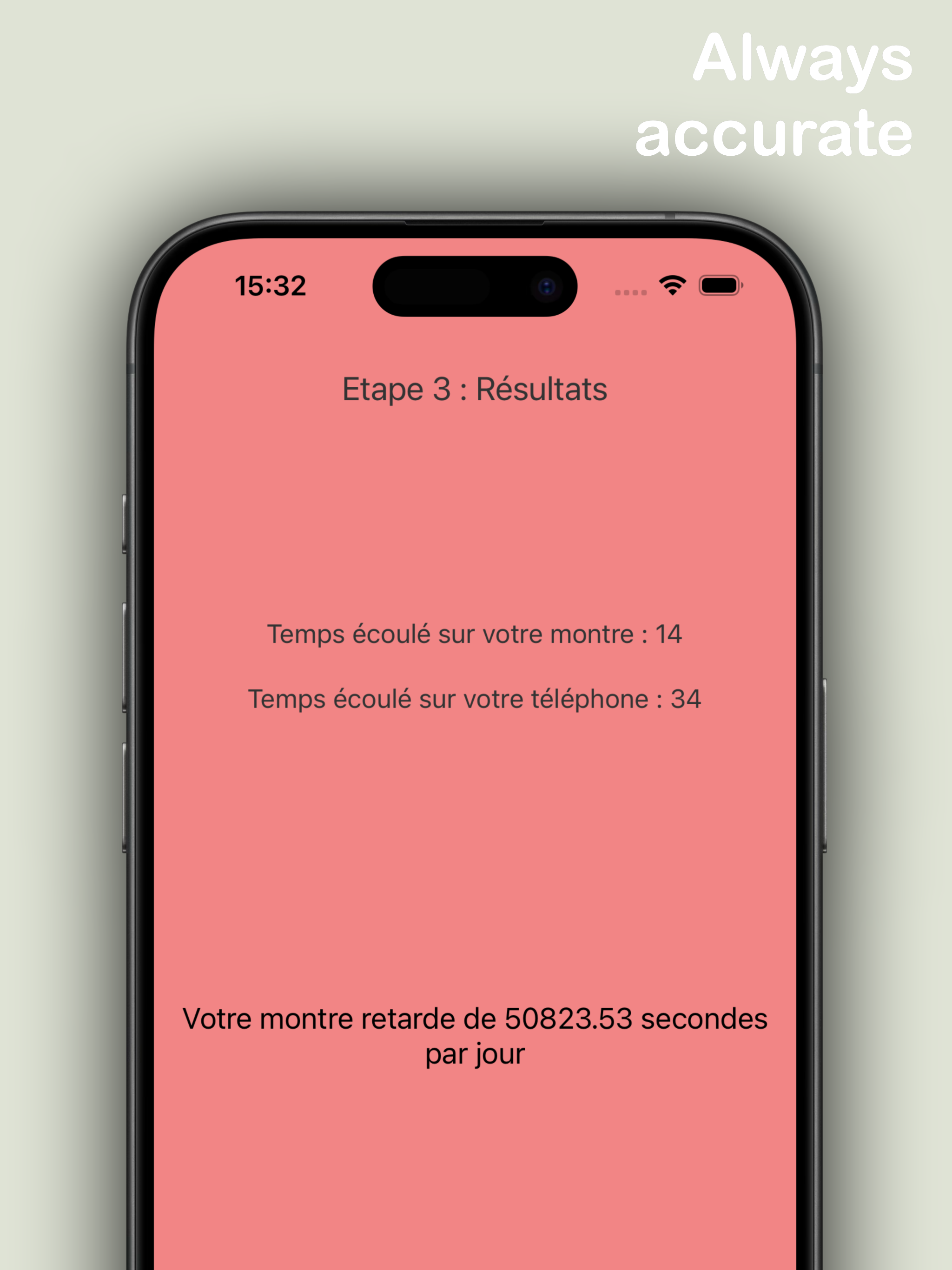 Montre de précision |Application de précision media 3