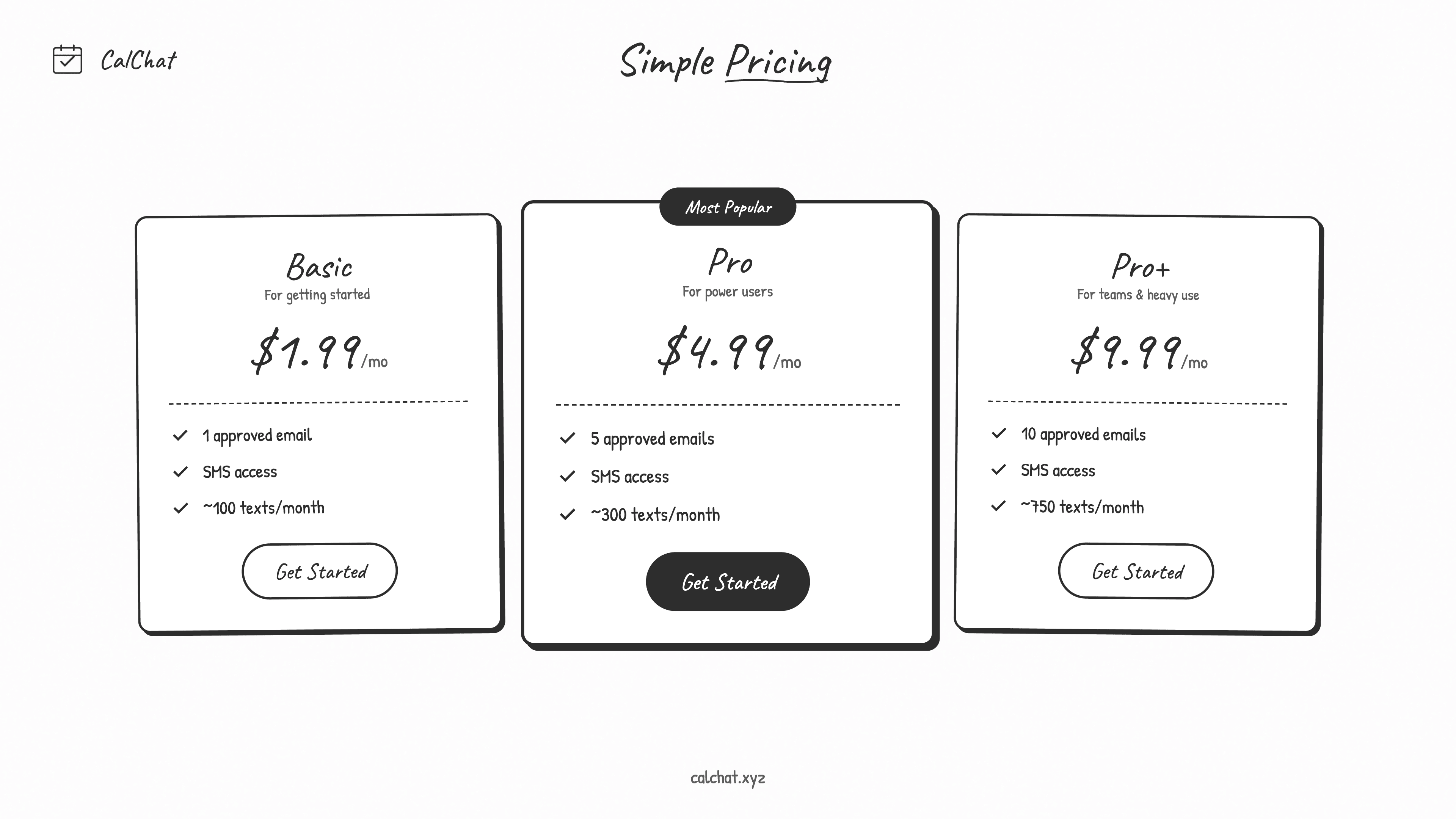 CalChat - Screenshot 5 showing product features and functionality