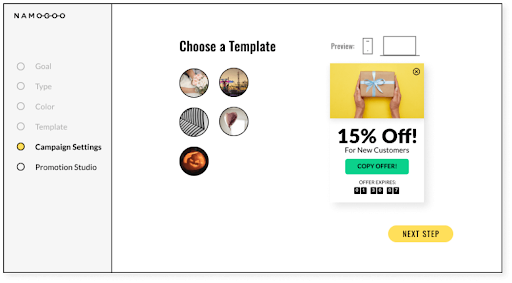 Namogoo Intent-Based Promotions gallery image