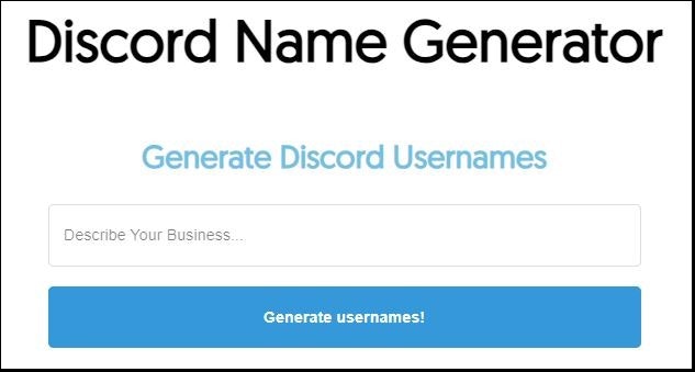 Générateur de nom de discorde media 2