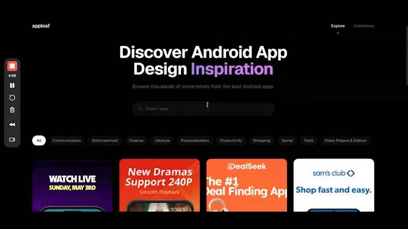 Appleaf screenshot 1 (video preview)