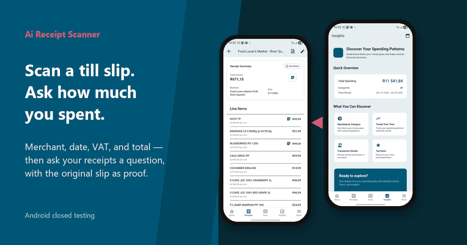 Ai Receipt Scanner screenshot 1