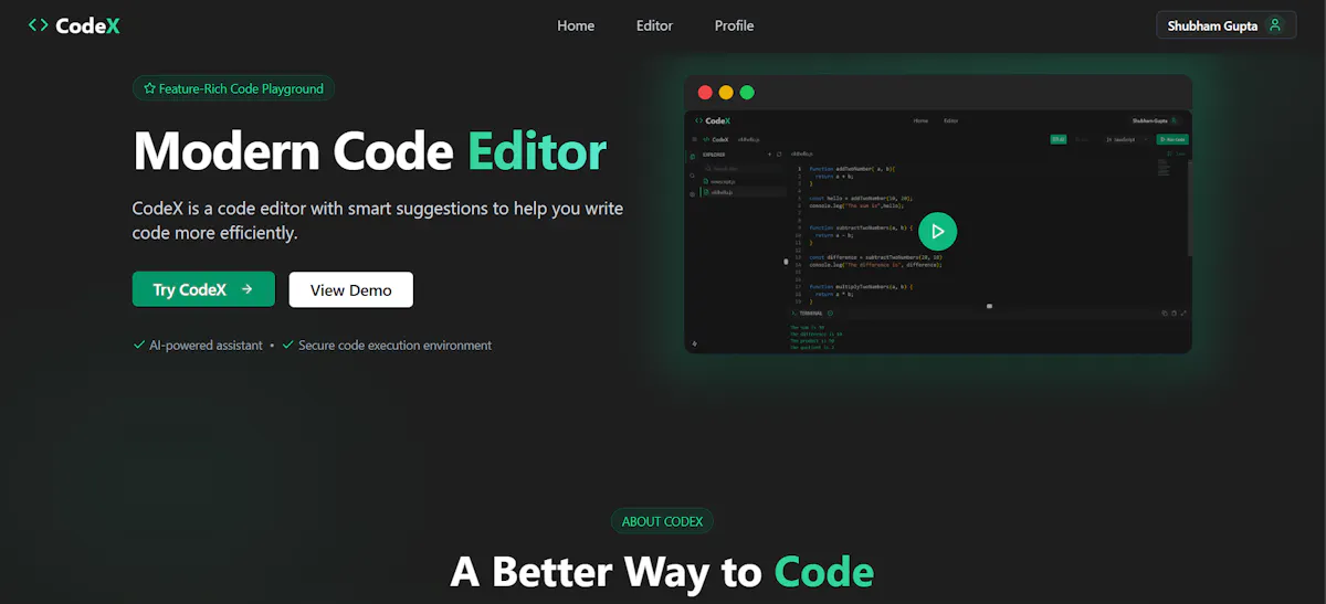 CodeX-Editor