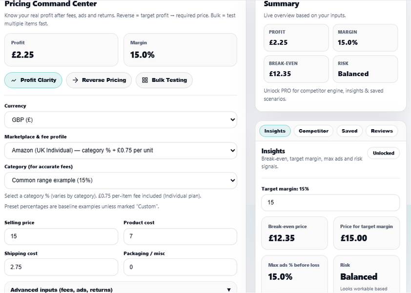 ProfitPilot - Screenshot 3 showing product features and functionality
