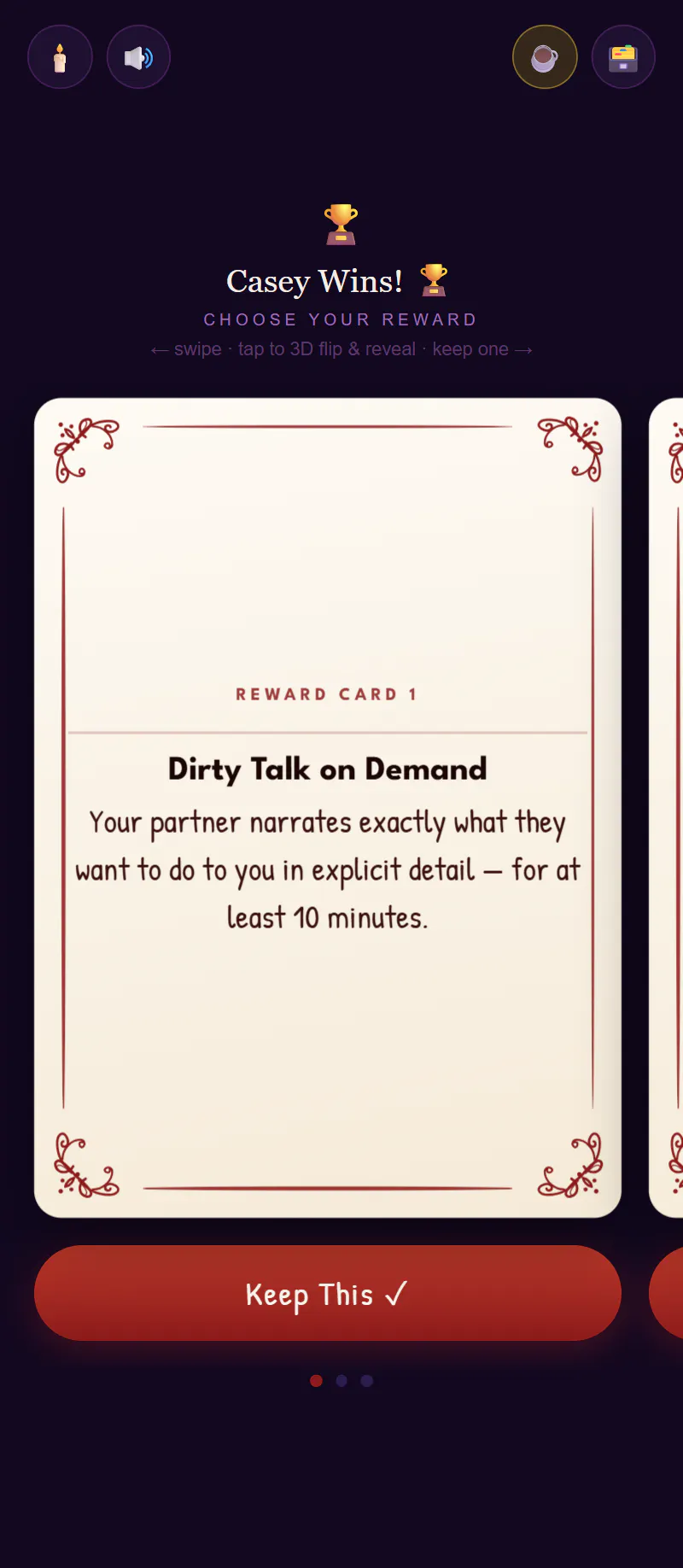 Cards of Spice - Adult Couples Card Game screenshot 8