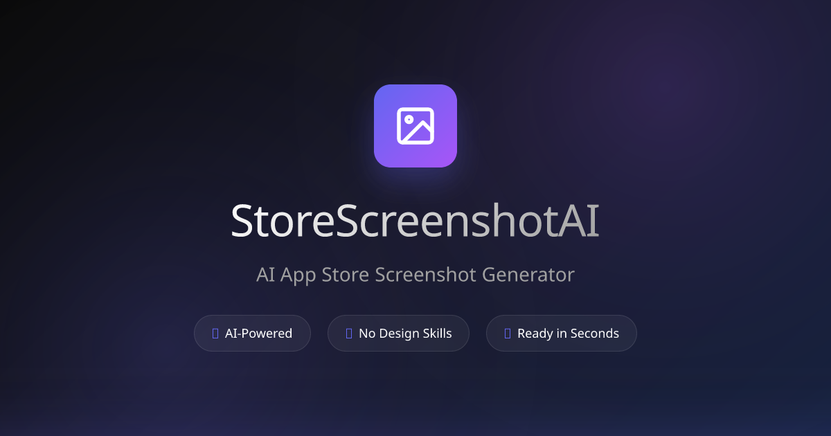 StoreScreenshotAI - Main product screenshot demonstrating key features and user interface