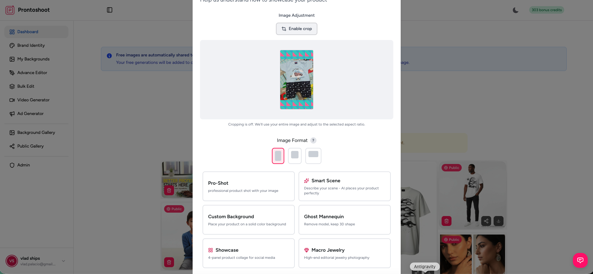 Prontoshoot - Screenshot 2 showing product features and functionality