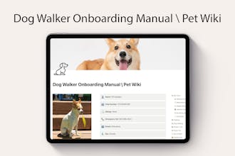 Dog Walker On-Boarding Manual \ Pet Wiki gallery image