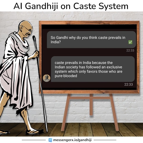 간디 지 - AI Gandhiji와 채팅 미디어 1