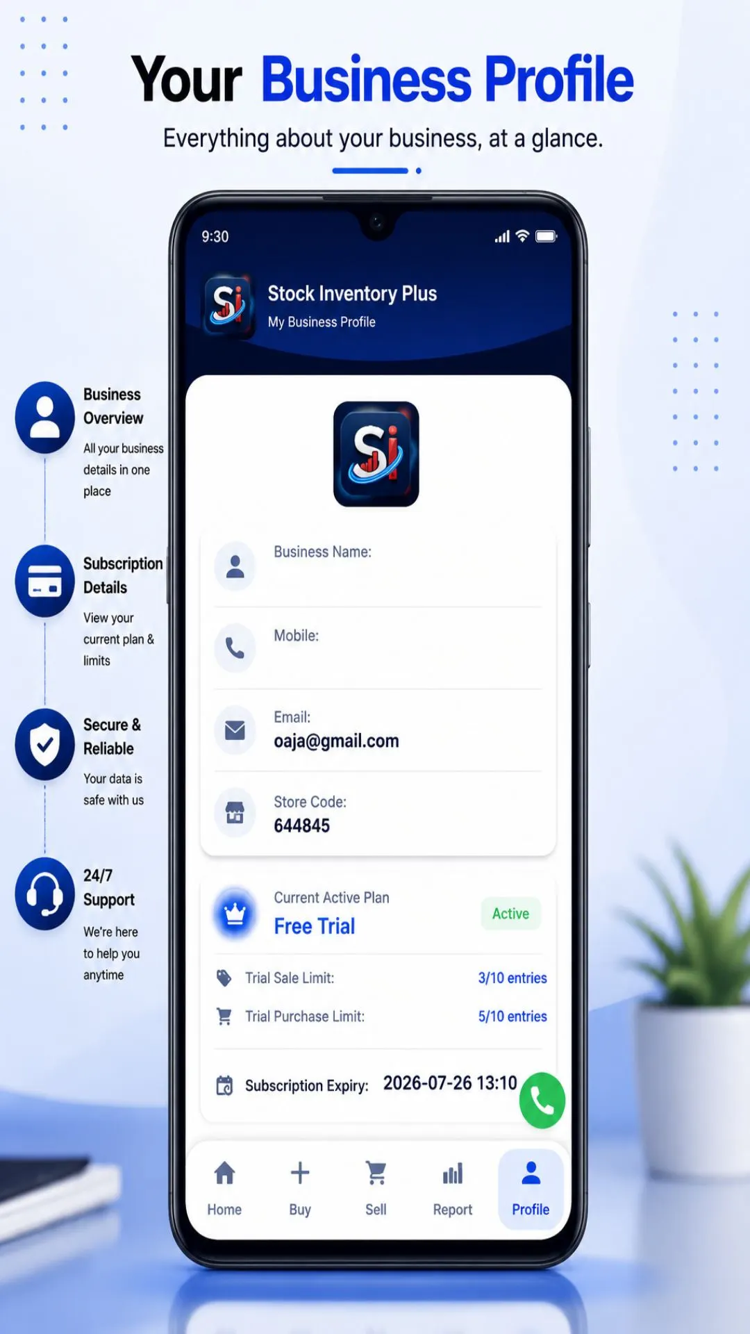 Stock inventry plus gallery image
