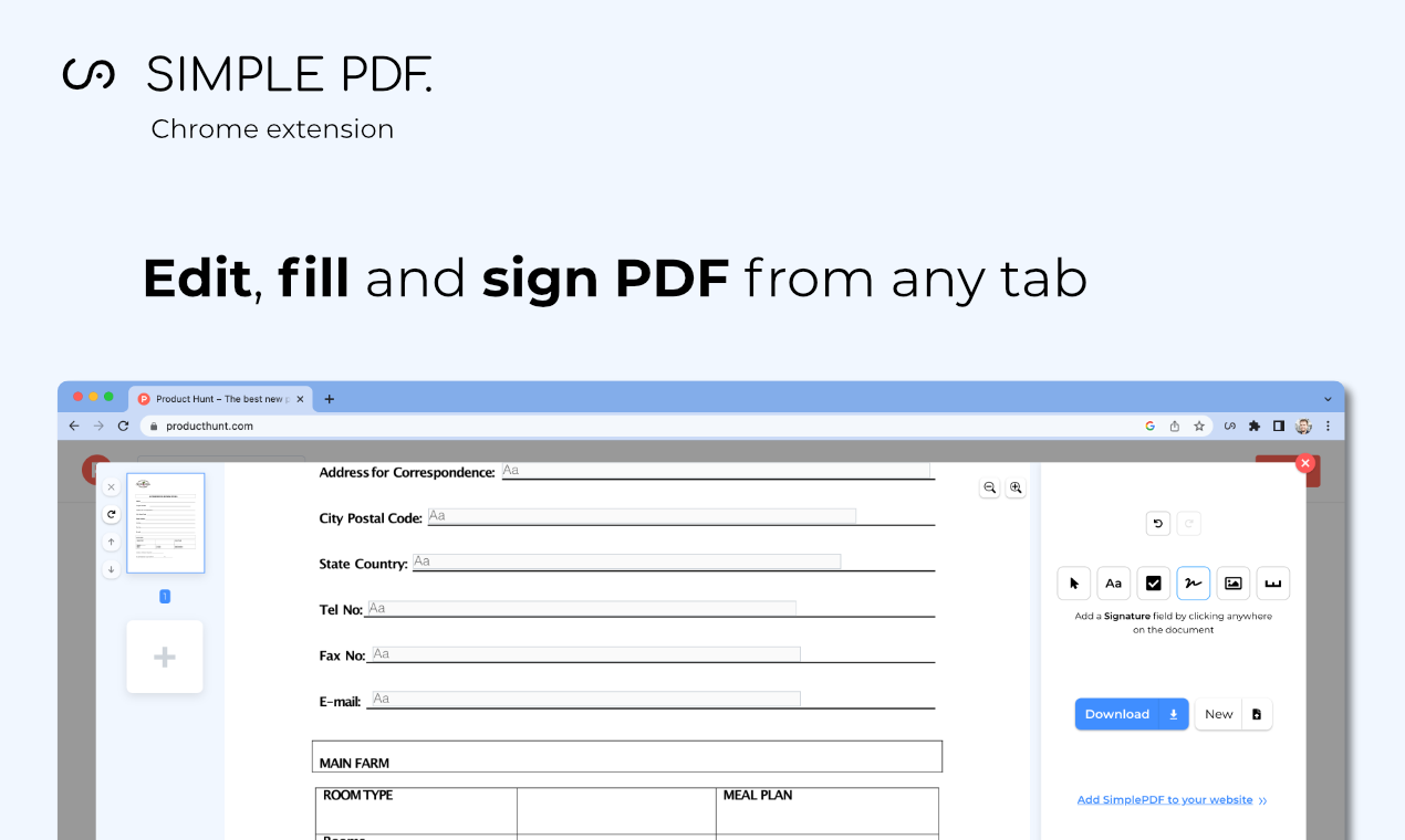 Simplepdf voor chroom media 2