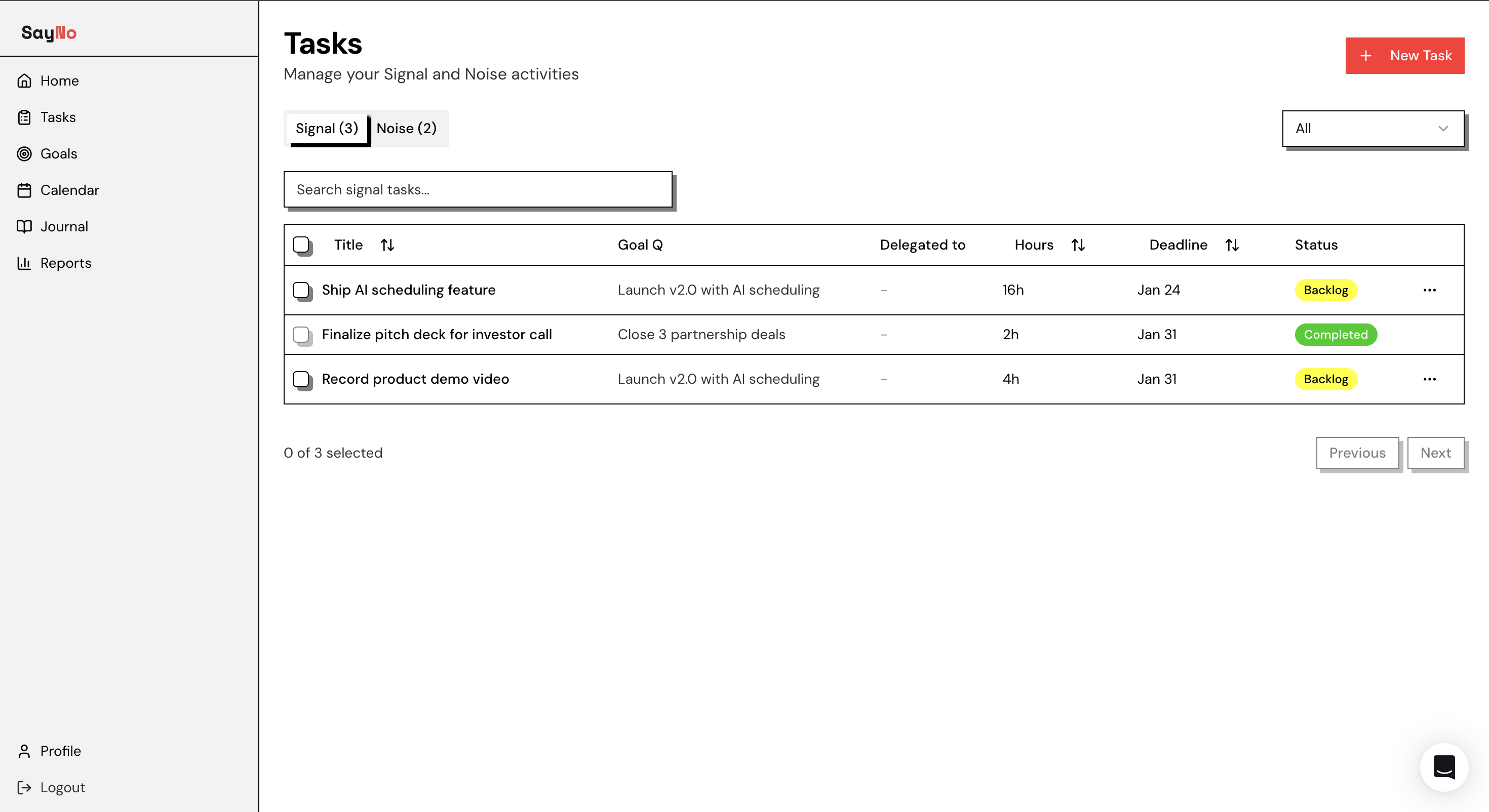 SayNo - Screenshot 2 showing product features and functionality