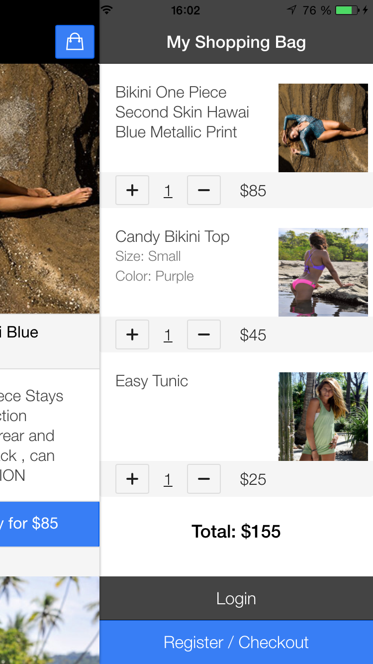 JS Shop Ionic Starter gallery image