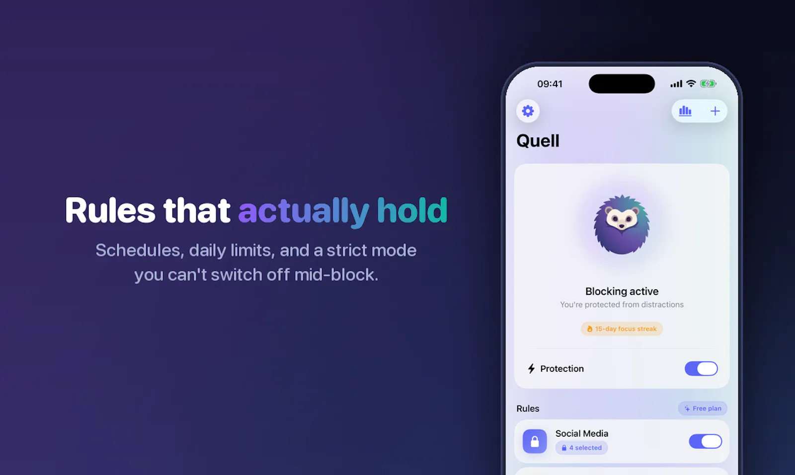 Quell: App Blocker & Focus screenshot 2