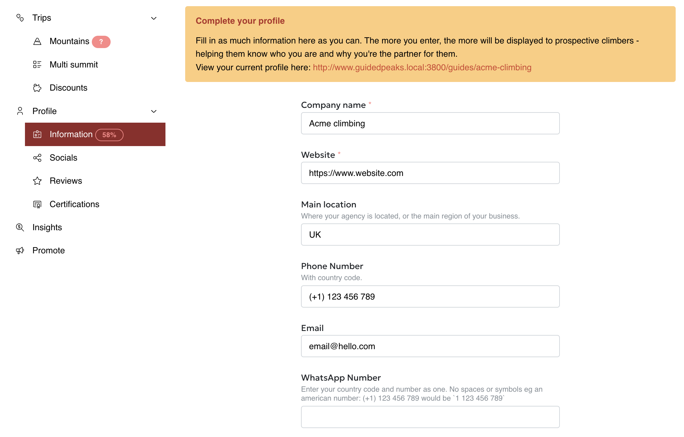 Guided Peaks gallery image