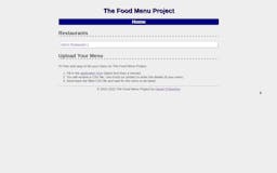 The Food Menu Project media 2