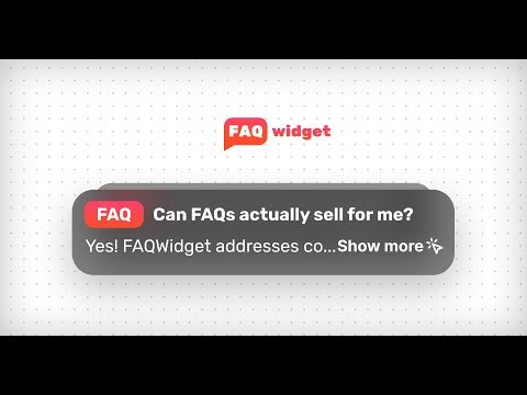 startuptile FAQWidget-AI-powered FAQ generator for boosting engagement and sales