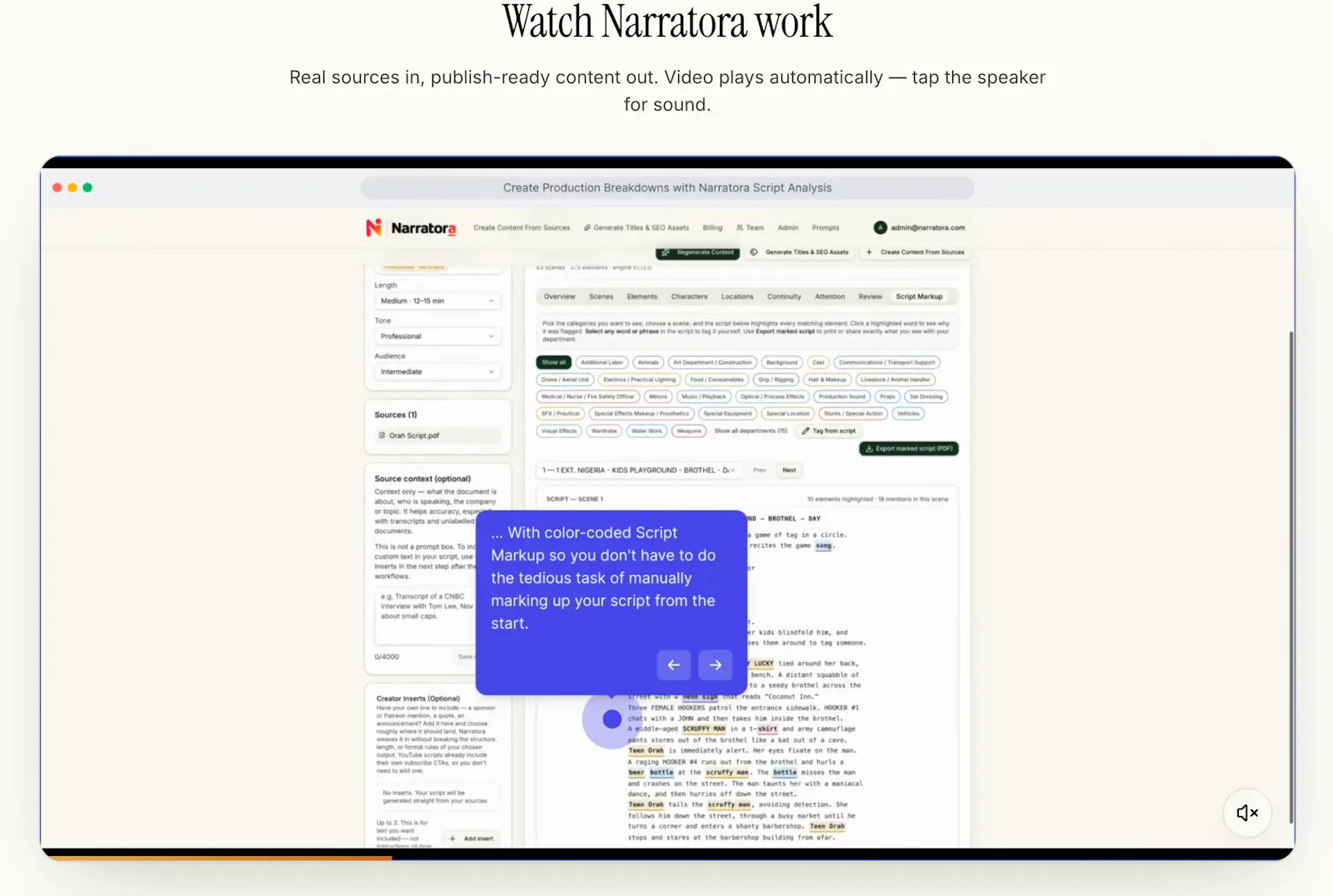 Narratora screenshot 4