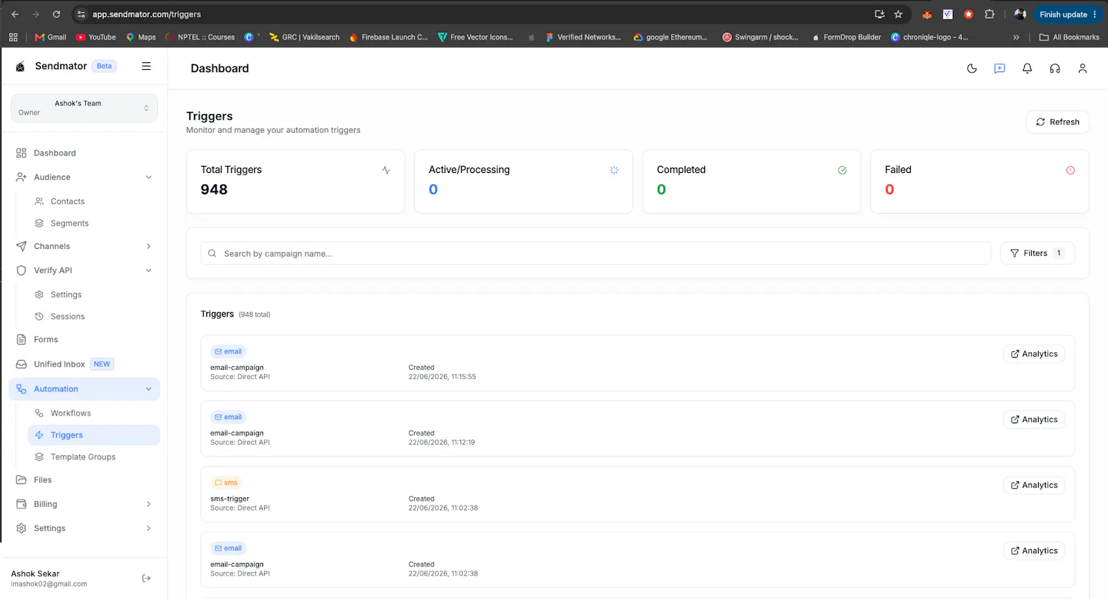 Sendmator screenshot 3