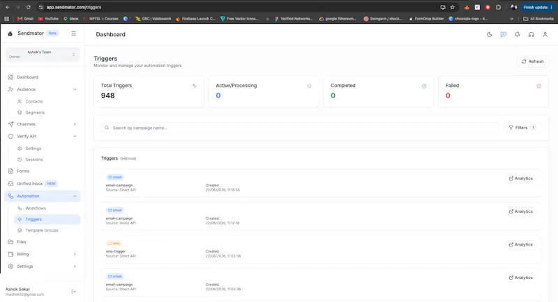 Sendmator screenshot 3