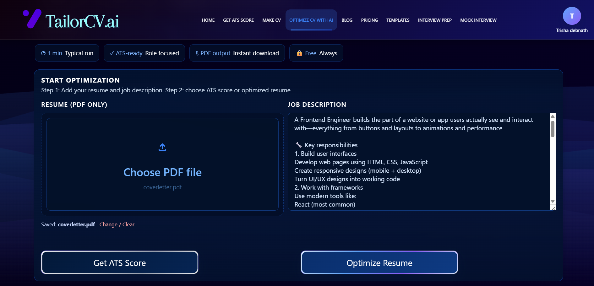 TailorCV.ai gallery image