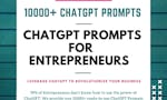 10000+ ChatGPT Prompts For Entrepreneurs image