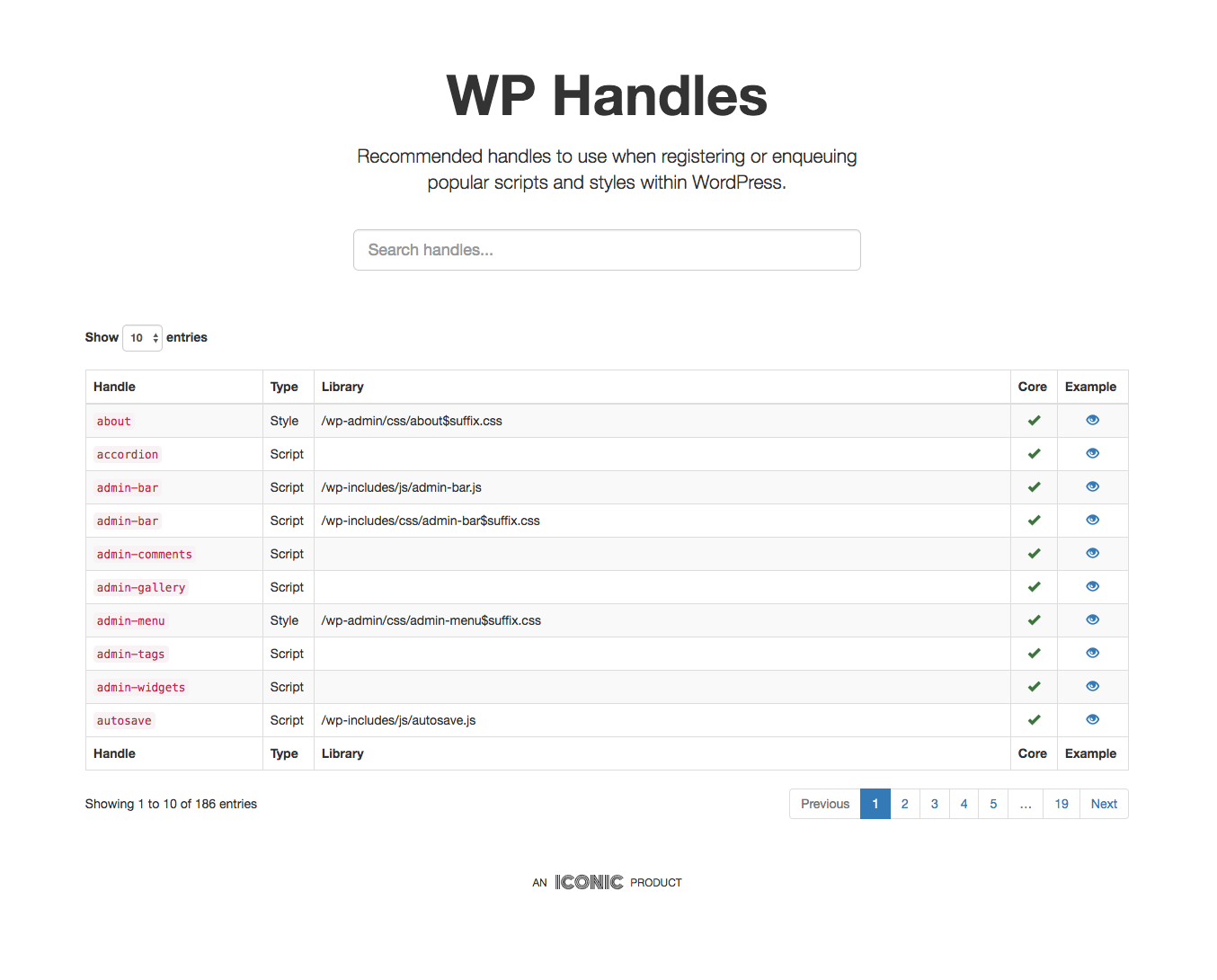 WP Handles gallery image