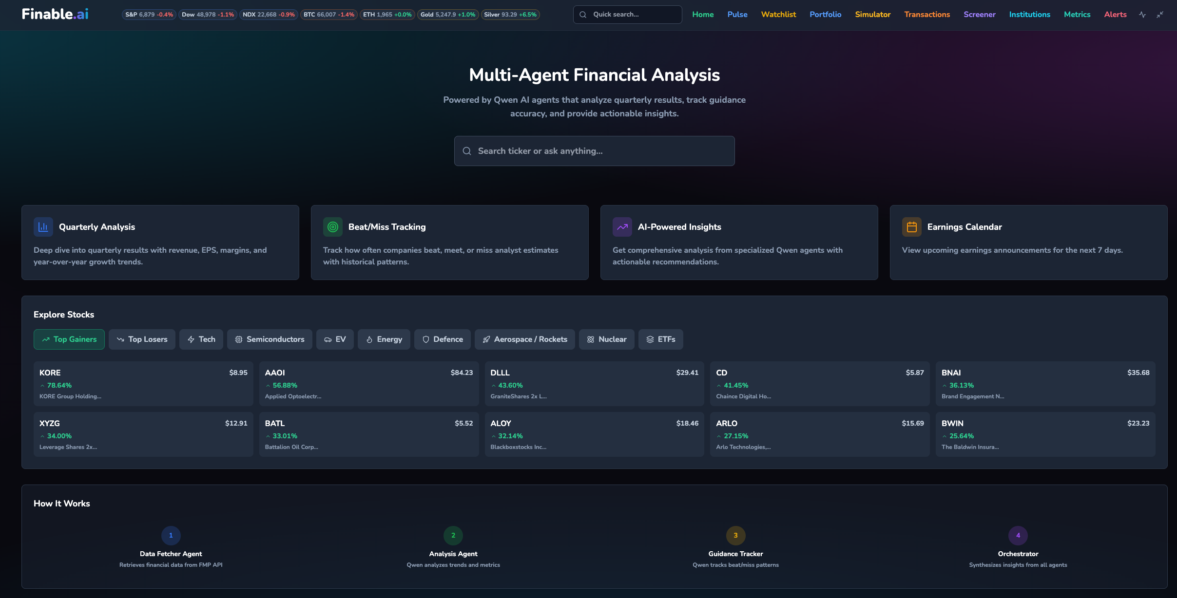 Finable - Main product screenshot demonstrating key features and user interface