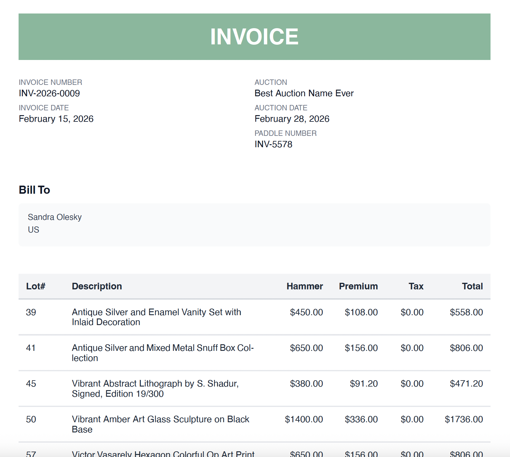 Estimint - Screenshot 5 showing product features and functionality