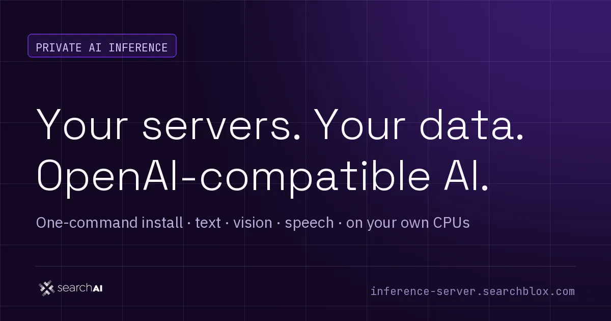 SearchAI Inference Server gallery image