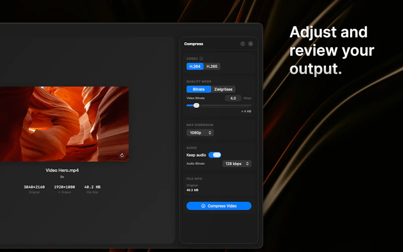 Video Squeezer by HIVER screenshot 4