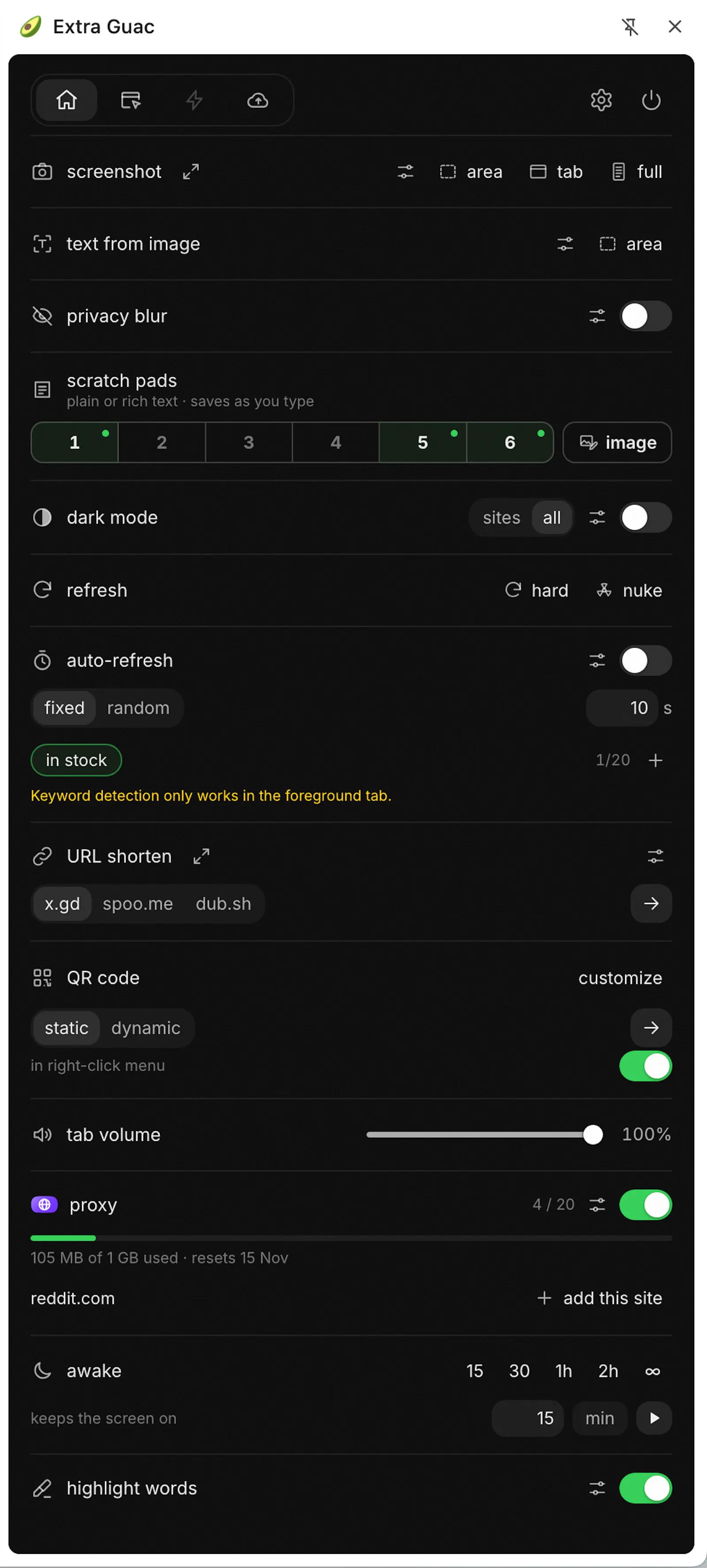 Extra Guac screenshot 12
