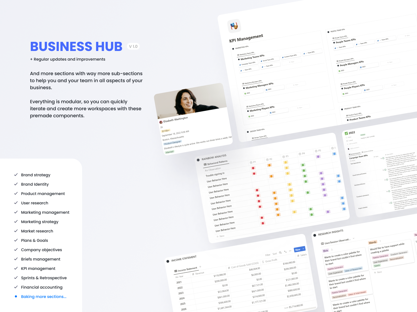 Business Hub - Your business hub entirely in Notion media 6