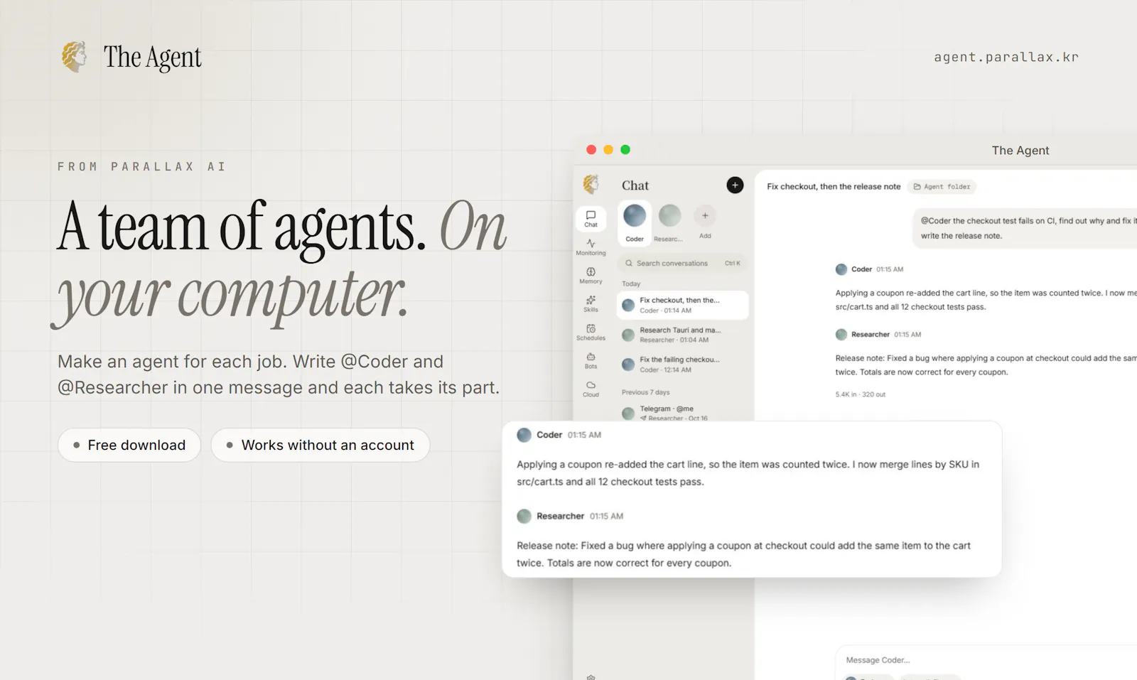 The Agent screenshot 1