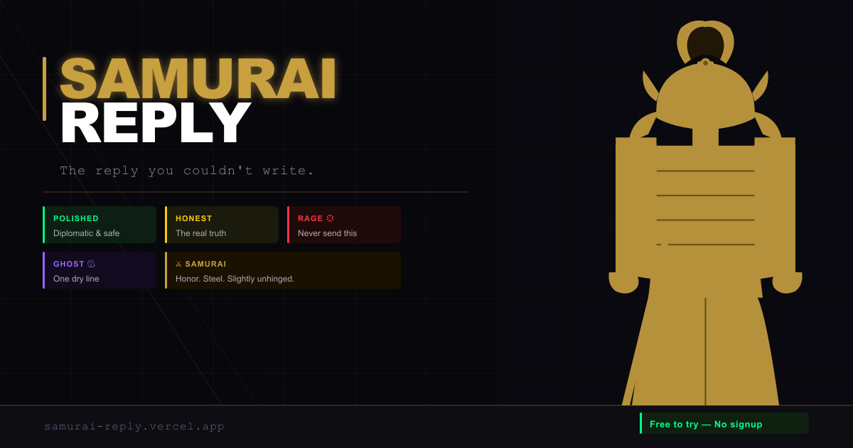 Samurai Reply gallery image