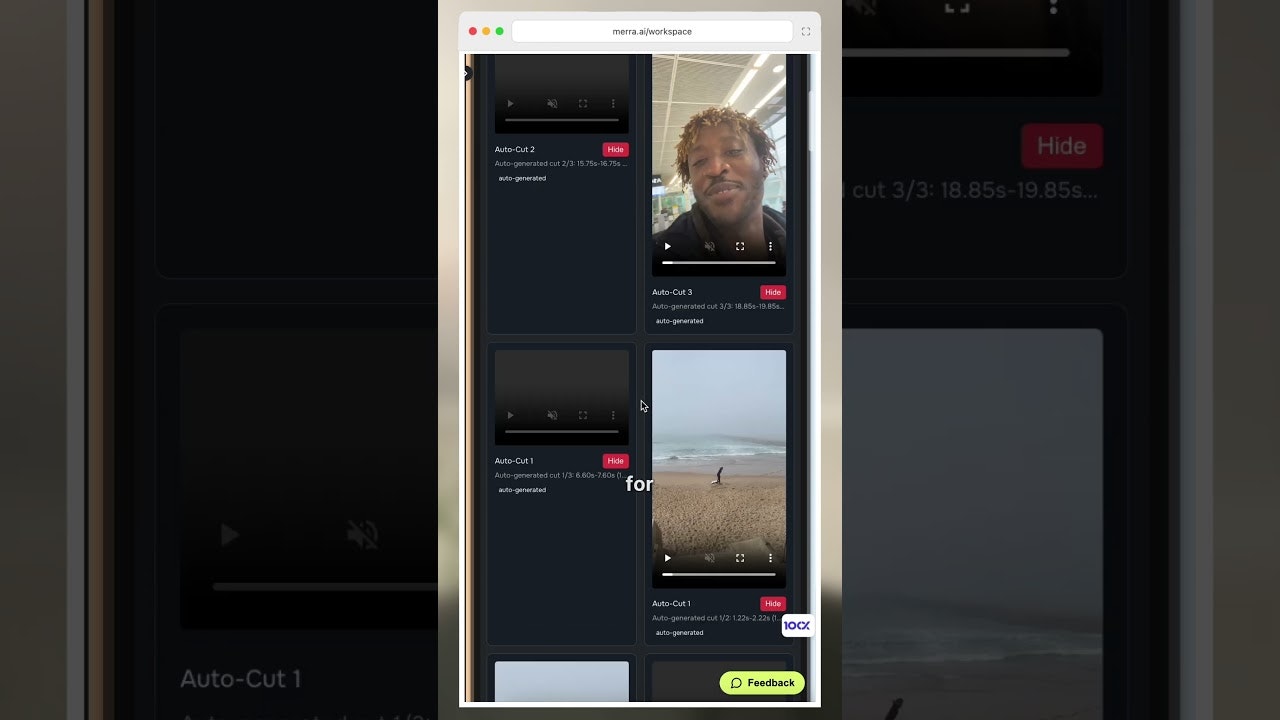 Merra AI - Automated video creation gallery image