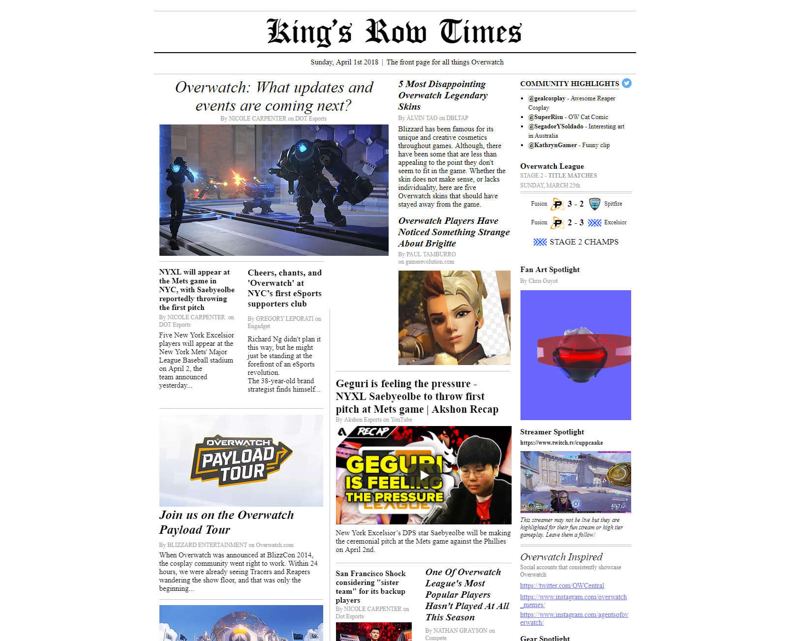 King's Row Times gallery image