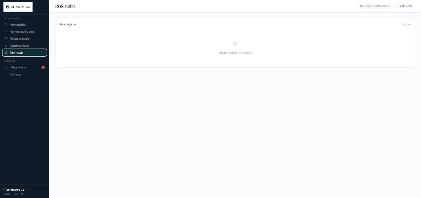 Clarivian screenshot 1