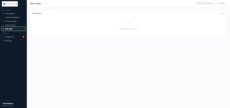 Clarivian screenshot 1