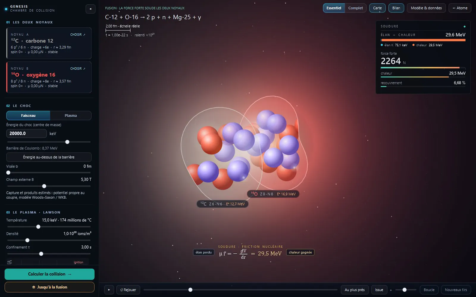 Genesis Atomic Simulator screenshot 2
